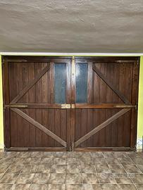 Portone in legno 3m x 2m