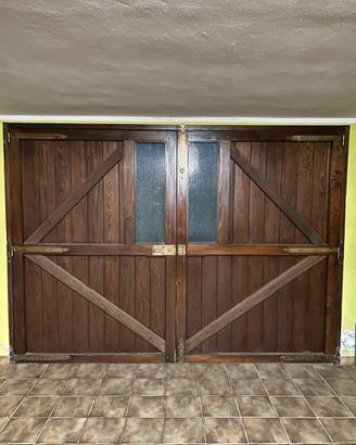 Portone in legno 3m x 2m