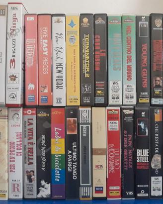 Film Originali In VHS Lotto 1 - 30 Pz