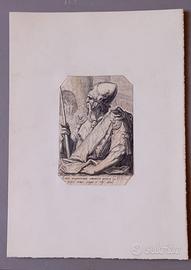 Incisione del '500 "Gad" - Jacques de Gheyn II & K