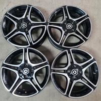 4 cerchi lega smart fortwo forfour 453 r16 lt4648