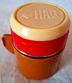 Tazza Termica Caffè HAG  -Anni 70 -Raro colore