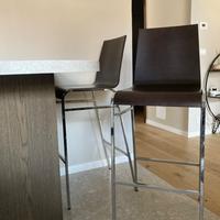 Coppia di sgabelli da bar/colazione design moderno