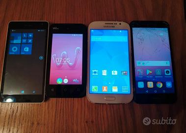 4 smartphone android Nokia Wiko Samsung Huawei 