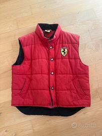 Gilet Ferrari rosso imbottito vintage