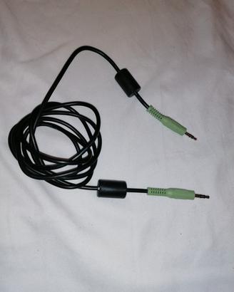 Cavo audio jack 3,5 mm maschio-maschio 1,5 m