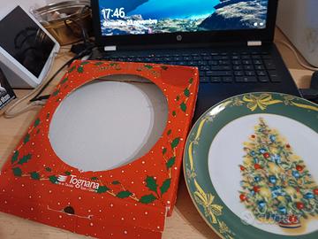 piatto tognana natalizio