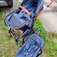 trio: ovetto, passeggino, carrozzina 