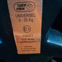 SEGGIOLINO AUTO 0-25 SENZA ISOFIX 