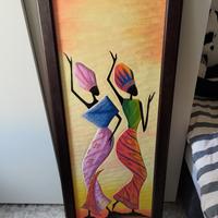 quadro etnico con cornice
