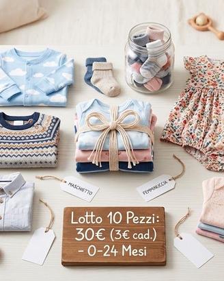Maxi Lotto Abbigliamento Neonato 0-24 Mesi – Come 