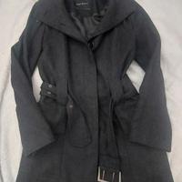 cappotto con cintura zara lungo 76 cm