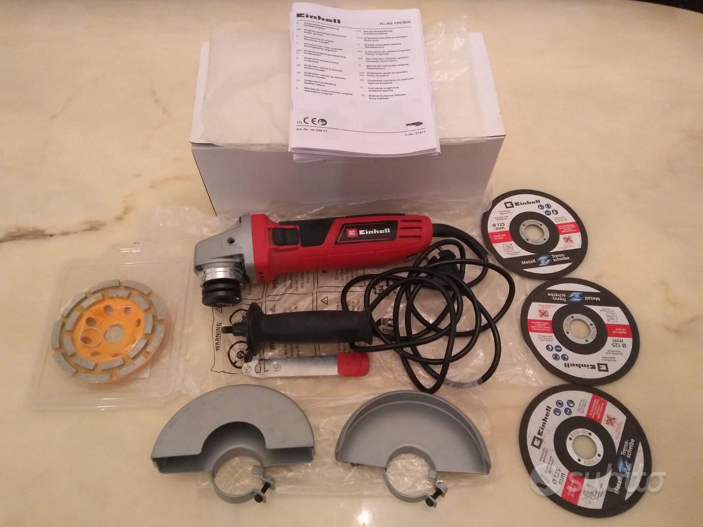 Smerigliatrice Angolare Mini A Batteria 12V, Disco Da 76mm, 19500 RPM, Con 2 Batterie 1300mAh E Caricabatterie, 6 Dischi Taglio, Per Lavori Di Precisione E Fai-da-te