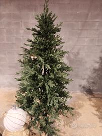 albero di natale 210cm effetto real touch