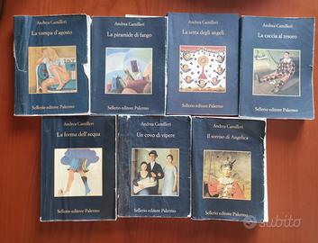 Collezione 7 libri di Andrea Camilleri 