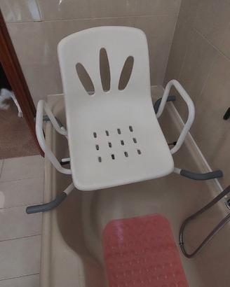 Sedia da bagno girevole