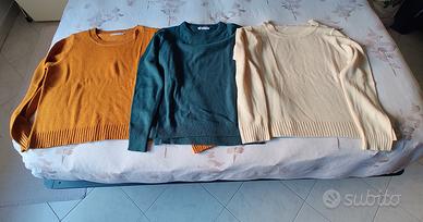 Lotto 3 maglioni da donna taglia M