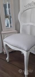 4 Sedie stile shabby chic