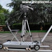 Carrello Dolly  con Binario continuo senza giunte