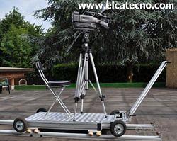 Carrello Dolly  con Binario continuo senza giunte