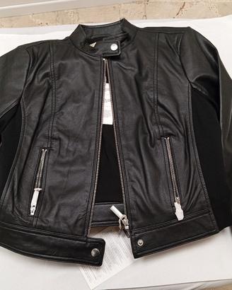 giubbotto pelle Micheal kors