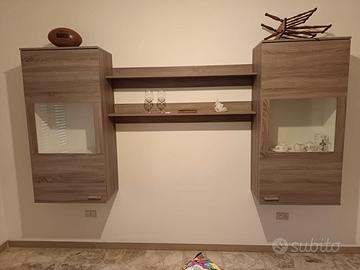 Soggiorno moderno completo - Mobile TV, pensili e 
