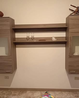 Soggiorno moderno completo - Mobile TV, pensili e 