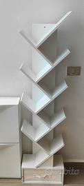 Libreria ad albero con cassetto 