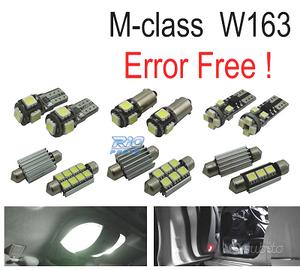 KIT 16 LAMPADE LED INTERNE PER MERCEDES CLASSE M W