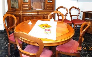 Sala da Pranzo- Tavolo + 6 poltrone stile 800