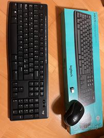 Tastera e mouse logitech wireless