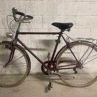 Bici vintage anno 1978 cavalletto e leve cambio