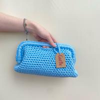 Clutch Bag Chunky Maxi azzurra