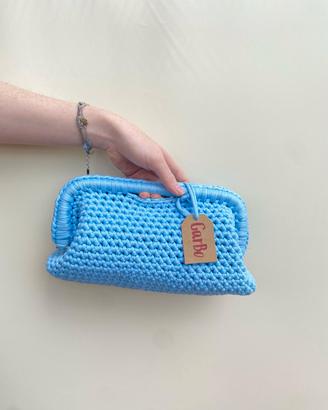 Clutch Bag Chunky Maxi azzurra