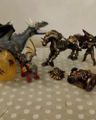 Lotteria dei giocattoli: draghi, cavalieri e canno