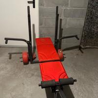 Panca multifunzione con portabilanciere