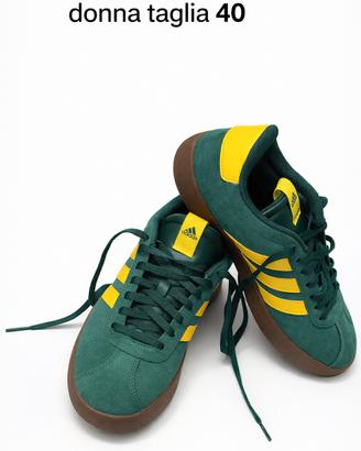 Adidas donna taglia 40 – verde/giallo, nuove