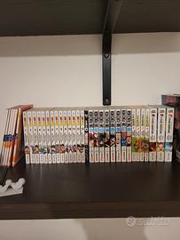 Manga fumetti dragon ball e one punch man