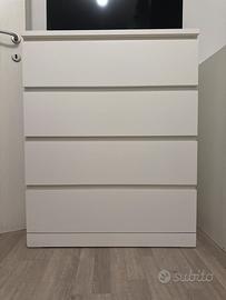 Mobile ikea malm 4 cassetti
