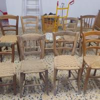 sedie rustiche