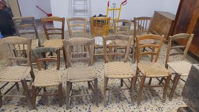 sedie rustiche
