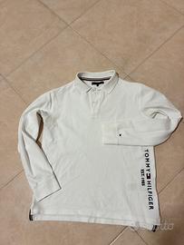 Polo tommy hilfilger da bambino maniche lunghe nuo
