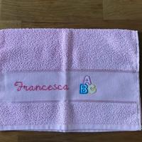 Asciugamano ricamato - Francesca