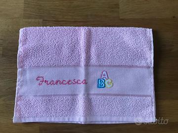 Asciugamano ricamato - Francesca
