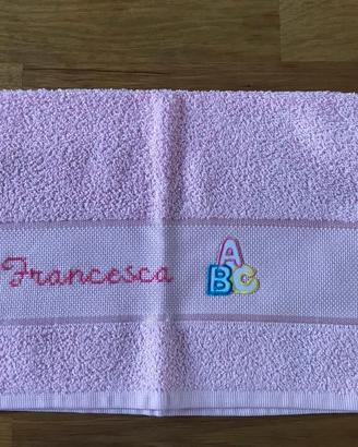 Asciugamano ricamato - Francesca