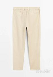 MASSIMO DUTTI Jogger Fit Pantaloni sand taglia M.