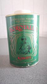 scatola latta antica Borotalco talco Roberts 1000g