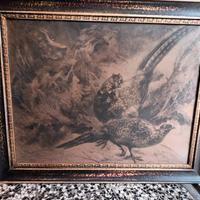 Stampe di caccia con cornice 