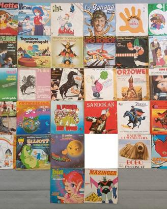 Dischi sigle cartoni animati anni '70 e '80