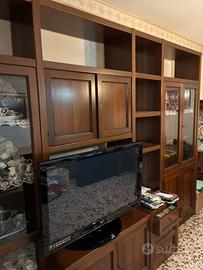 Mobile sala in noce porta tv